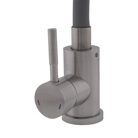 FB-011 Ref Grey – Baterie bucatarie SUS 304 cu pipa flexibila gri VITAL FLOW [2]