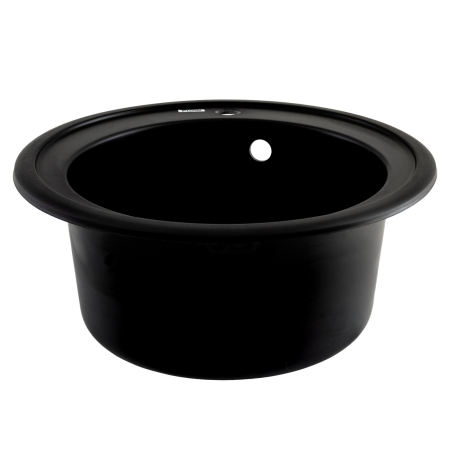 FCB-510SBA/1, Chiuveta de bucatarie din granit cu cuva rotunda, seria SUN, Black/Anthracite, 510x200 mm, FLOW [1]