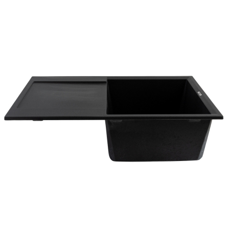 FCB-7849HG/1T, Chiuveta de bucatarie din granit cu o cuva si scurgator, seria HORIZON, Graphite, 780x495x230 mm, FLOW [1]