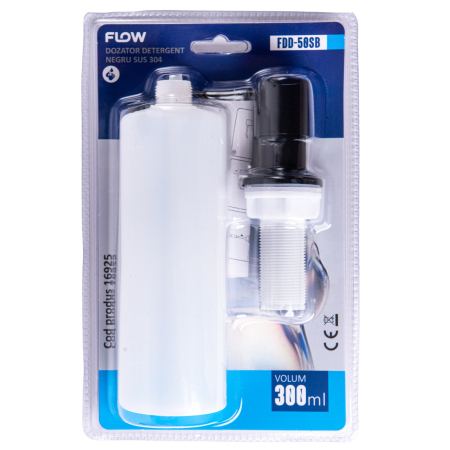 Elefant Tools - FDD-50SB Dozator detergent negru, FLOW