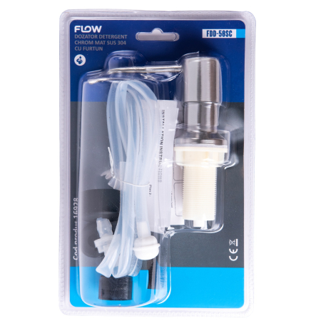 Elefant Tools - FDD-50SC Dozator detergent chrome mat cu furtun, FLOW