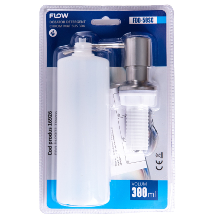 Elefant Tools - FDD-50SC Dozator detergent chrome mat, FLOW