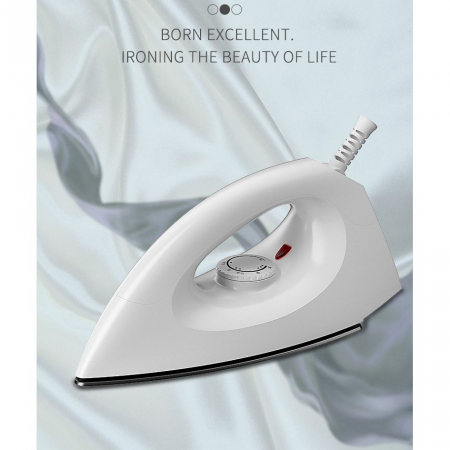 Fier de Calcat Royal, Flippy, 1200W, cu Abur, Talpa Ceramica, Rezervor, Functie Anti Calcar si Auto Curatare, 24.5x10.5x11.7 cm, Alb [8]