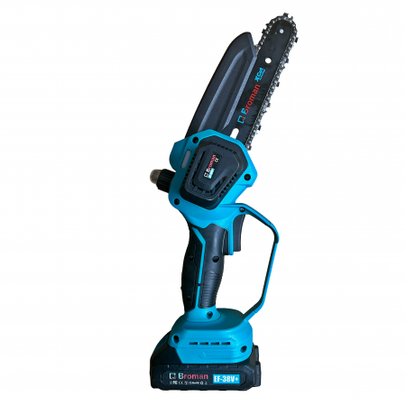 Mini-fierastrau electric Broman 2 acumulatori, 38 V, sistem ungere lant, lama 16 cm, rezervor ulei [2]
