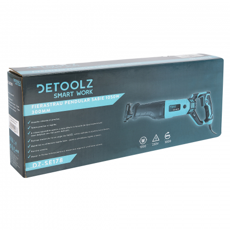 Fierastrau pendular sabie 1050W 300mm Detoolz [6]