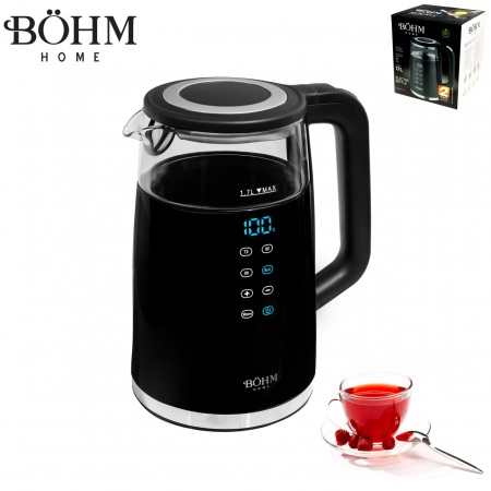 Pentru Casa si Camping - Fierbator electric BoHM BHB8717D, 1850-2200W, 1,7 L