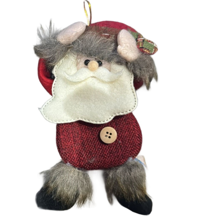 Casă și camping - Figurina de Craciun, Flippy, pentru Brad, Tip Mos Craciun, 5 x 7 cm, Multicolor