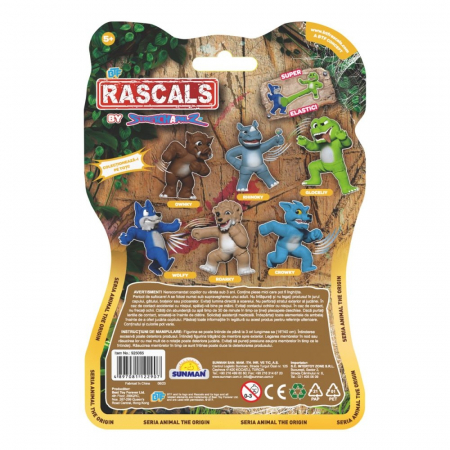 Figurina Rascals - Animalut super elastic, Ownky, 11 cm [2]