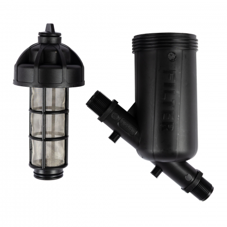 Pompe, motopompe, sisteme de irigat si stropit - Filtru Y Micul Fermier, cu sita