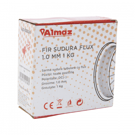 Sarma de sudura Almaz, cu flux, Ø1.0mm, greutate 1 Kg [1]