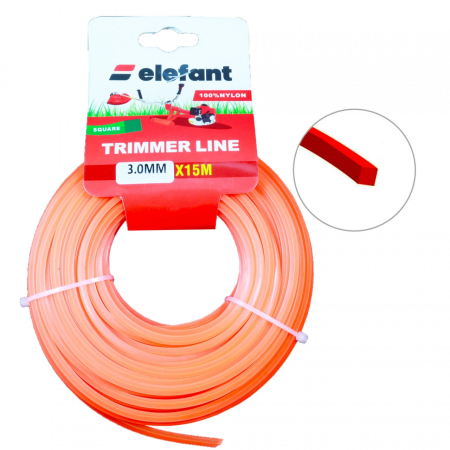 Consumabile, piese și accesorii - FIR TAMBUR (PATRAT) 3mm x 15m, Elefant