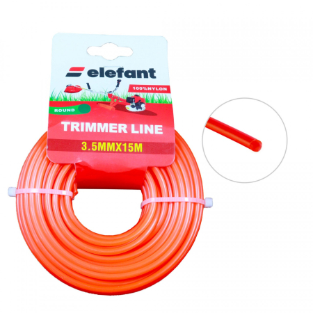 Consumabile, piese și accesorii - FIR TAMBUR (ROTUND) 3.5mm x 15m, Elefant