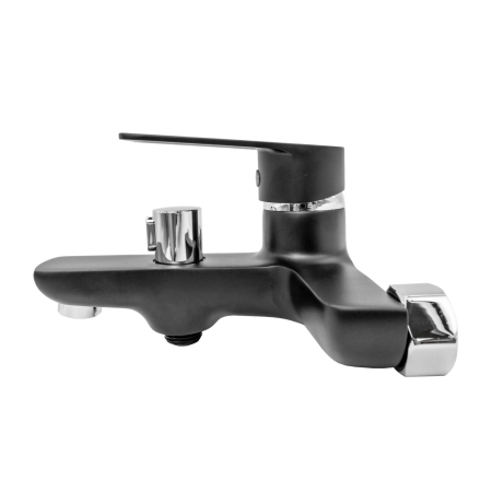 FL 183-FD439ZB, Baterie cada cu para de dus, zinc, Negru/Crom, FLOW [2]