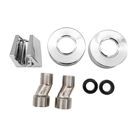 FL 183-FW439ZW, Baterie cada bej cu para de dus alba, zinc FLOW [3]
