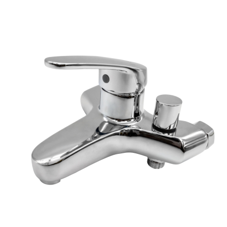FL BC-203ZC, Baterie cada cu para de dus, zinc, crom, FLOW [1]