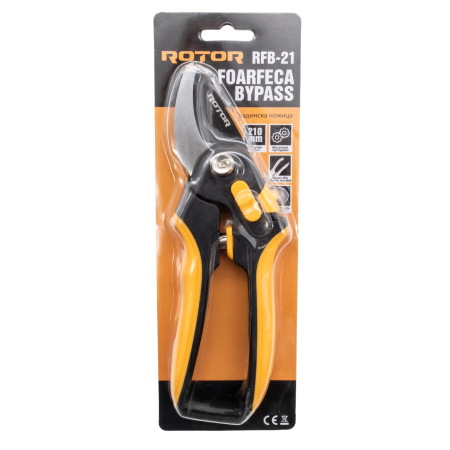 Foarfeca bypass cu maner din plastic ROTOR RFB-21 [5]