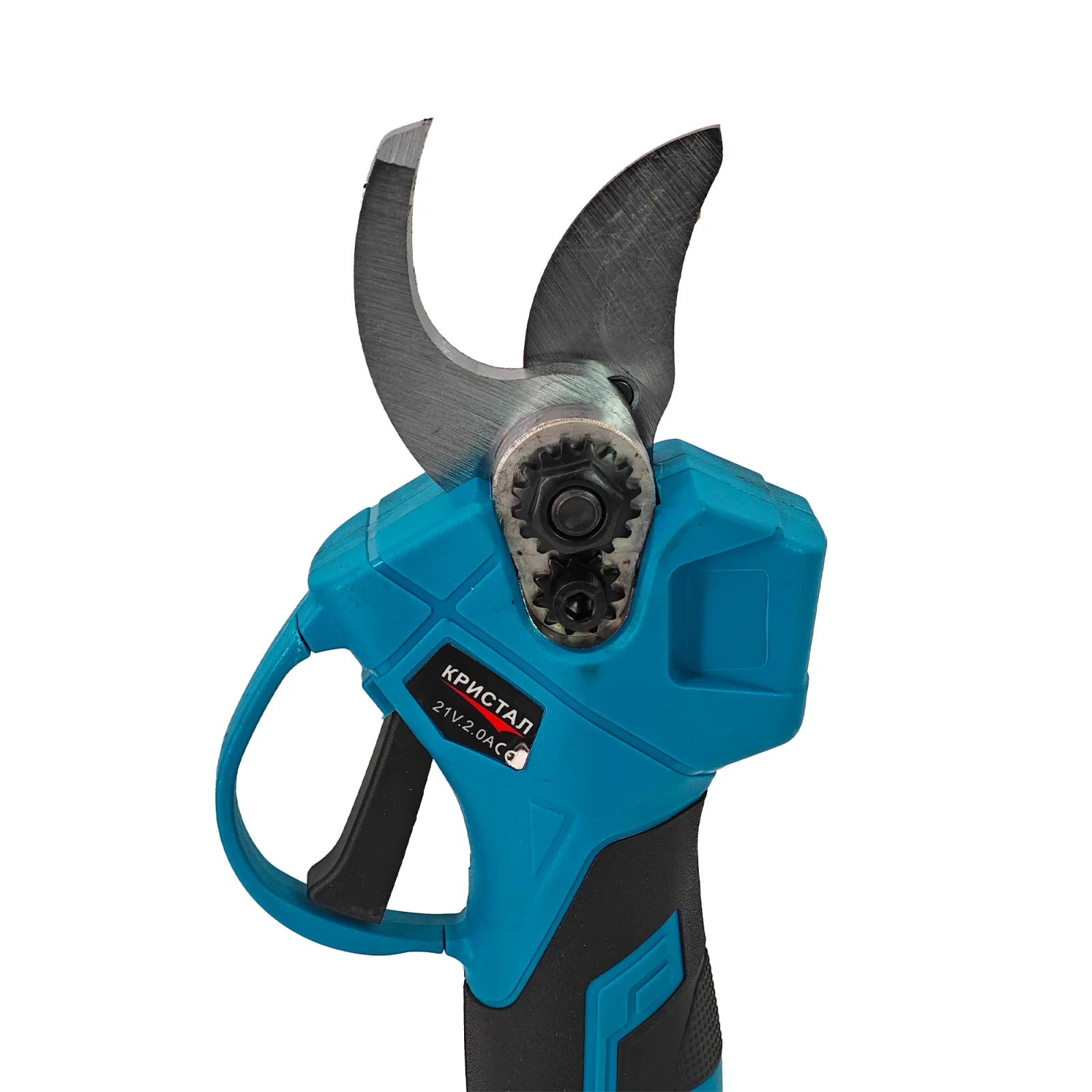 Foarfeca electrica pentru vita de vie, crengi, DDT-CRISTAL cu 2 Acumulatori 21 V, 2000 mAh, Albastru [6]