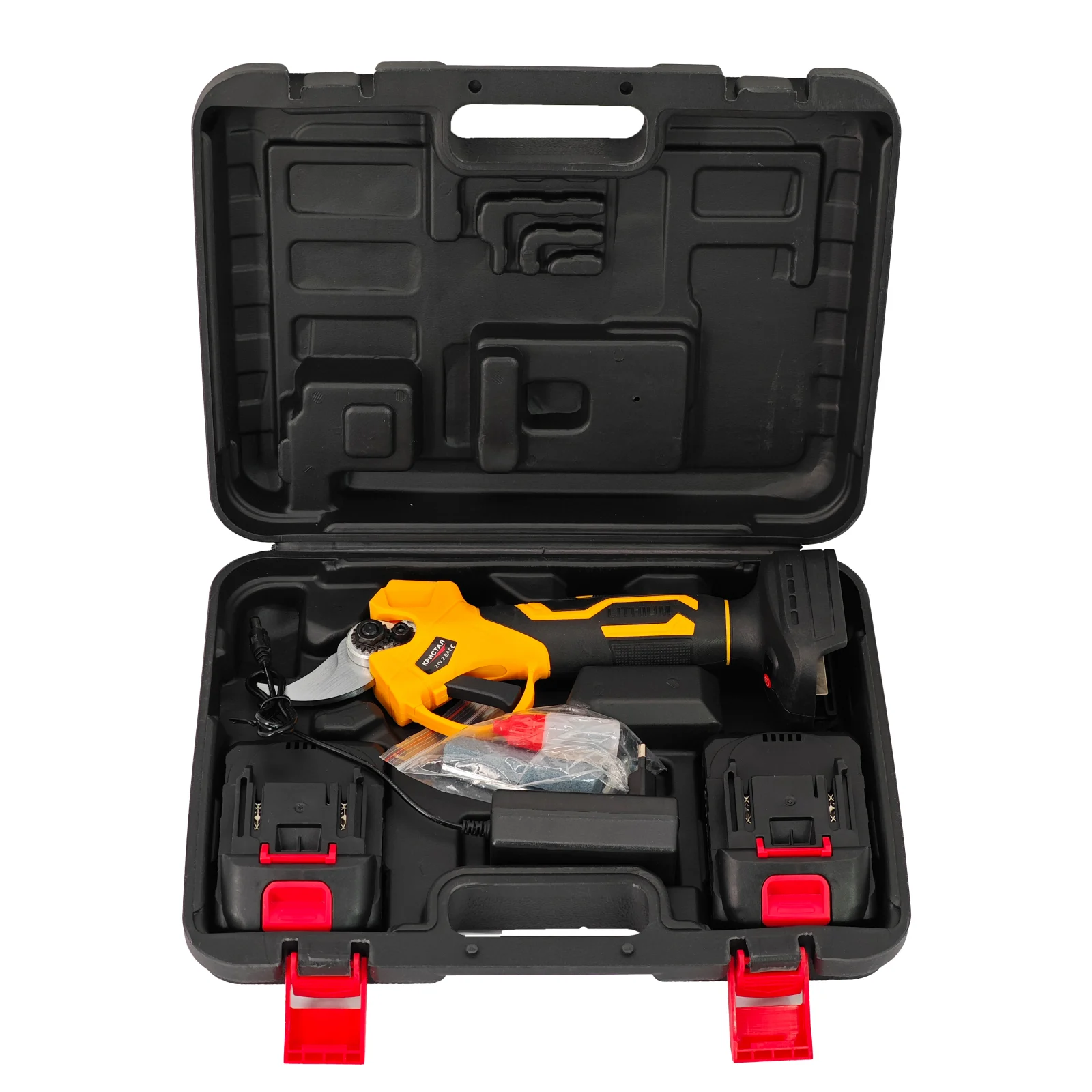 Lichidare Foarfeca electrica DDT-CRISTAL pentru vita de vie si crengi, 2 acumulatori 21 V, 2 Ah, deschidere 30 mm [3]