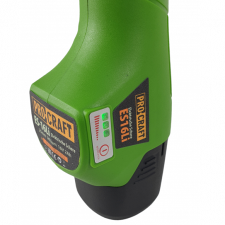 Foarfeca pentru crengi cu acumulator Procraft ES16Li, 16 V, 2Ah, autonomie 4 h [3]