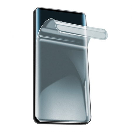 GSM - Folie de Protectie, Flippy, pentru iPhone 15 Plus, Flexible Hidrogel Mat, Full Cover, Reparare Automata, Transparent