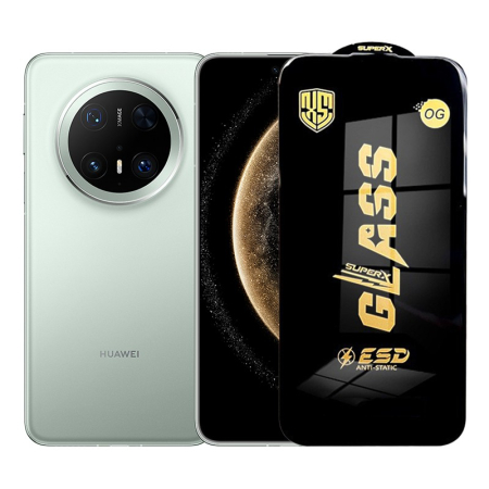 Sub 99 Lei - Folie de Protectie pentru Huawei Mate 70, Flippy, Sticla Securizata ESD, Margini Negre, Rezistenta la Zgirieturi, Antistatica, 0.35 mm, Transparenta