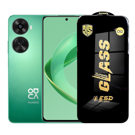 Sub 99 Lei - Folie de Protectie pentru Huawei Nova 12 SE, Flippy, Sticla Securizata ESD, Margini Negre, Rezistenta la Zgirieturi, Antistatica, 0.35 mm, Transparenta