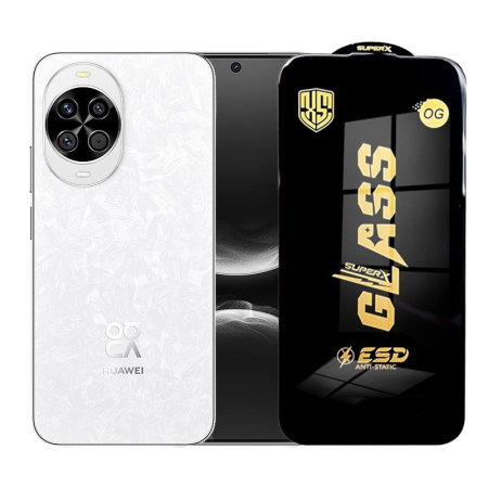 Sub 99 Lei - Folie de Protectie pentru Huawei Nova 14, Flippy, Sticla Securizata ESD, Margini Negre, Rezistenta la Zgirieturi, Antistatica, 0.35 mm, Transparenta