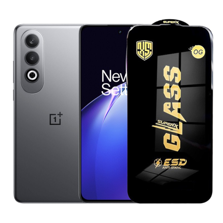 Sub 99 Lei - Folie de Protectie pentru OnePlus Nord CE4, Flippy, Sticla Securizata ESD, Margini Negre, Rezistenta la Zgirieturi, Antistatica, 0.35 mm, Transparenta