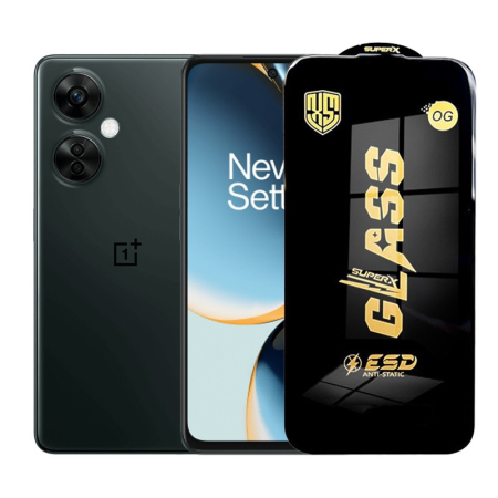 Sub 99 Lei - Folie de Protectie pentru OnePlus Nord N30, Flippy, Sticla Securizata ESD, Margini Negre, Rezistenta la Zgirieturi, Antistatica, 0.35 mm, Transparenta