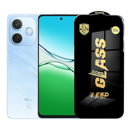 Sub 99 Lei - Folie de Protectie pentru Oppo A5 Pro, Flippy, Sticla Securizata ESD, Margini Negre, Rezistenta la Zgirieturi, Antistatica, 0.35 mm, Transparenta