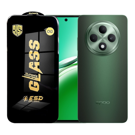 Sub 99 Lei - Folie de Protectie pentru Oppo F27, Flippy, Sticla Securizata ESD, Margini Negre, Rezistenta la Zgirieturi, Antistatica, 0.35 mm, Transparenta