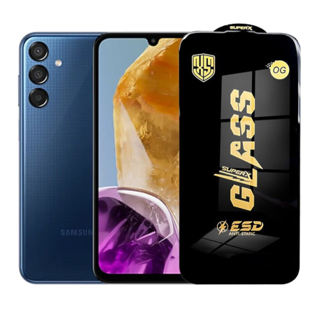 Sub 99 Lei - Folie de Protectie pentru Samsung Galaxy M15, Flippy, Sticla Securizata ESD, Margini Negre, Rezistenta la Zgirieturi, Antistatica, 0.35 mm, Transparenta