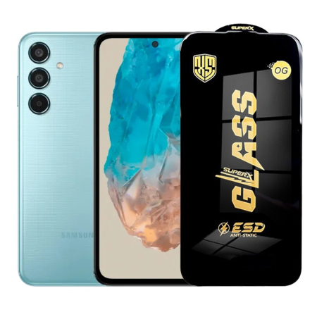 Sub 99 Lei - Folie de Protectie pentru Samsung Galaxy M35, Flippy, Sticla Securizata ESD, Margini Negre, Rezistenta la Zgirieturi, Antistatica, 0.35 mm, Transparenta