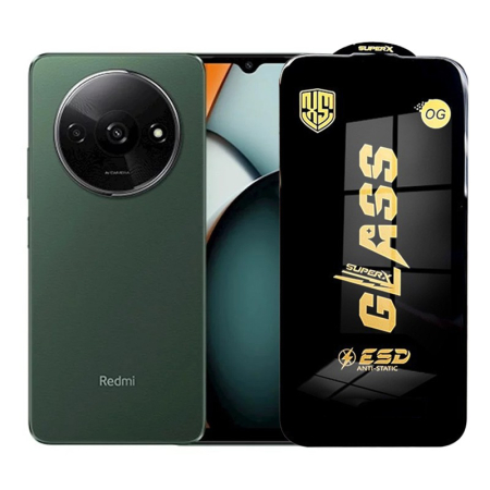 Sub 99 Lei - Folie de Protectie pentru Xiaomi Redmi A3, Flippy, Sticla Securizata ESD, Margini Negre, Rezistenta la Zgirieturi, Antistatica, 0.35 mm, Transparenta