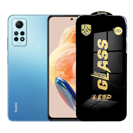Sub 99 Lei - Folie de Protectie pentru Xiaomi Redmi Note 12 Pro, Flippy, Sticla Securizata ESD, Margini Negre, Rezistenta la Zgirieturi, Antistatica, 0.35 mm, Transparenta