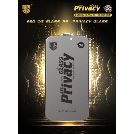 GSM - Folie de Sticla Privacy, Flippy, ESD Compatibila cu Xiaomi Xiaomi Redmi 13C
