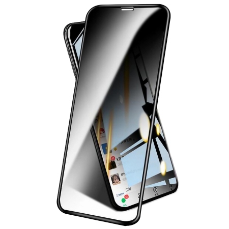 Sub 99 Lei - Folie de Sticla Securizata pentru Apple iPhone 15 Pro, Flippy, Privacy Diamond, Vizibilitate HD, Protectie Completa 9D, Anti-Static ESD, Protectie Confidentialitate, Negru