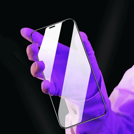 Folie ecran Flippy pentru iPhone 13 / 13 Pro/ 14, Sticla ESD, Top Glass, Anti-static, Negru [7]