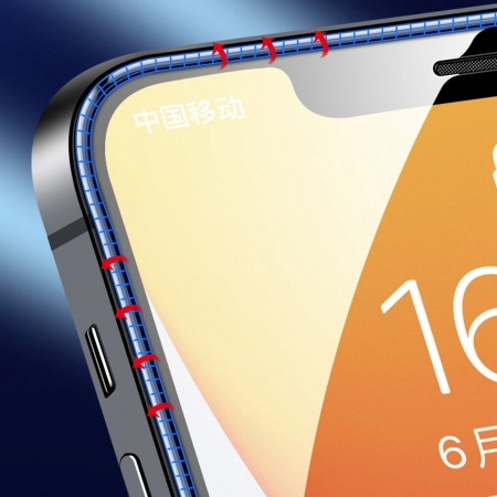 Folie ecran Flippy pentru iPhone 14 Pro Max, Sticla ESD, Top Glass, Anti-static, Negru [8]