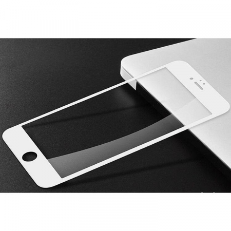 Folie Sticla Apple iPhone 6/6S Full Face Alb [3]