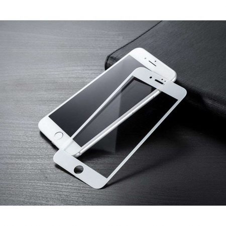 Folie Sticla Apple iPhone 6 Plus Flippy® 4D/5D Alb [3]