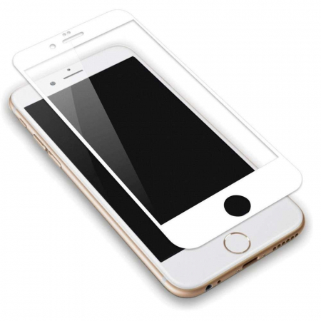 Folie Sticla Apple iPhone 6 Plus Flippy® 4D/5D Alb [2]