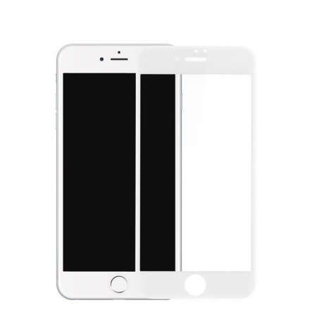 Folie Sticla Apple iPhone 7 Plus 4D/5D Alb [2]