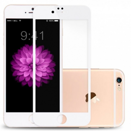 Folie Sticla Apple iPhone 7 Plus Full Face Alb [2]