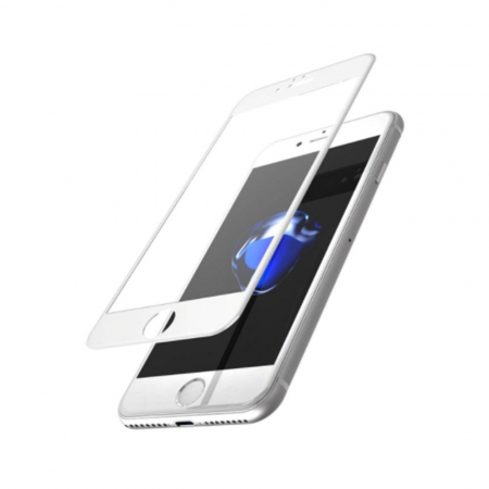 Folie Sticla Apple iPhone 8 Full Face Alb [2]