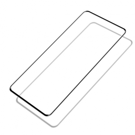 Folie Sticla Curbata Oppo Reno 3 Pro Full Glue Negru [1]