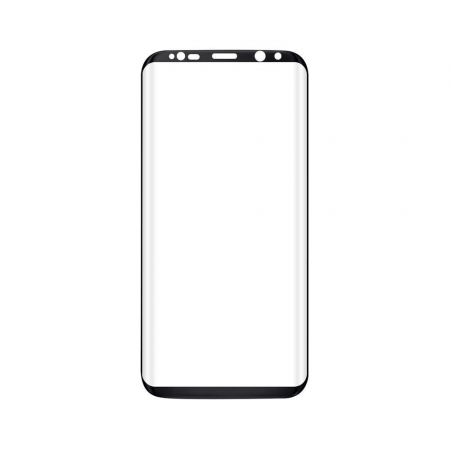 Folie Sticla Curbata Samsung Galaxy S8 Full Face Negru [2]