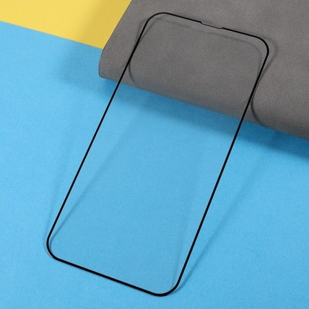 Folie Sticla Flippy® compatibila cu Apple iPhone 14 / 13 / 13 Pro 111D Negru [1]