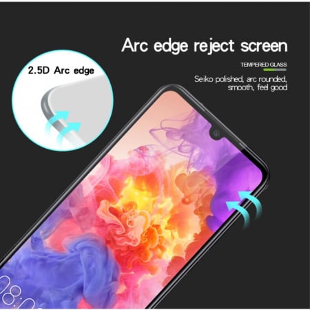 Folie Sticla Flippy® compatibila cu Huawei Ascend P30 111D Negru [6]