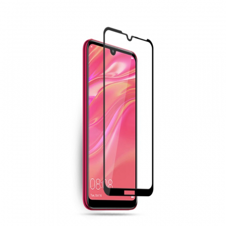 Folie Sticla Flippy® compatibila cu Huawei Y7 2019 111D Negru [5]